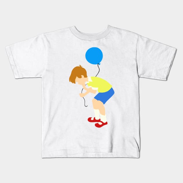 A Boy & His Balloon Kids T-Shirt by beefy-lamby